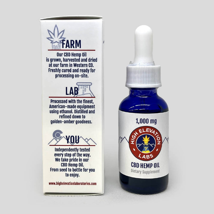 Full Spectrum Hemp Oil - 1000 mg