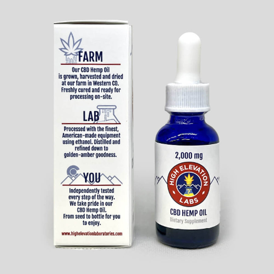 Full Spectrum Hemp Oil - 2000 mg